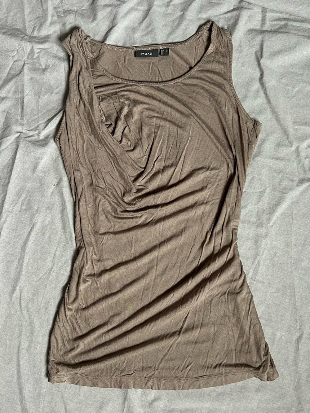 2010s Mexx taupe sleeveless top